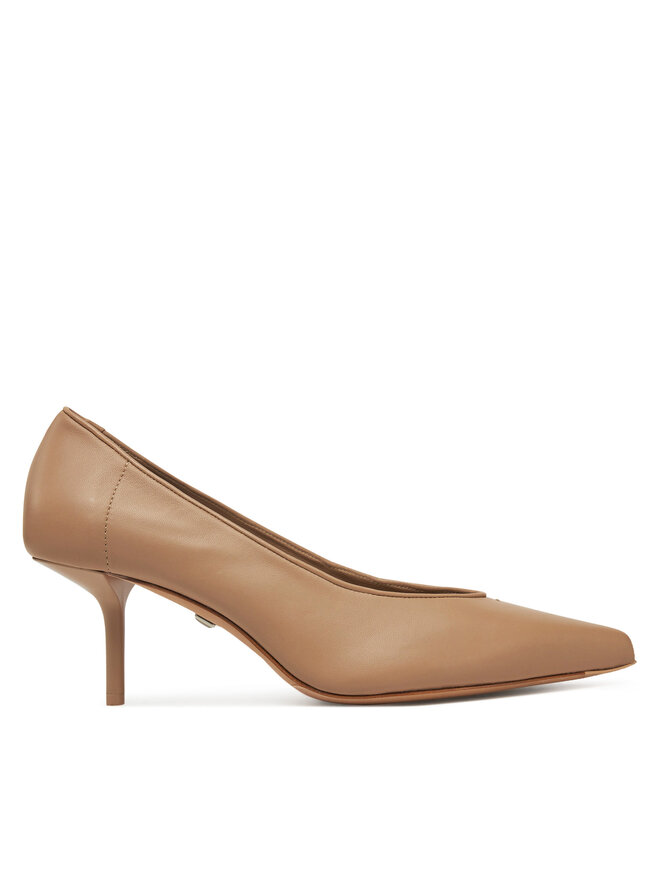 Max Mara Čevlji z visoko peto Max Mara 2514521151600 Rjava