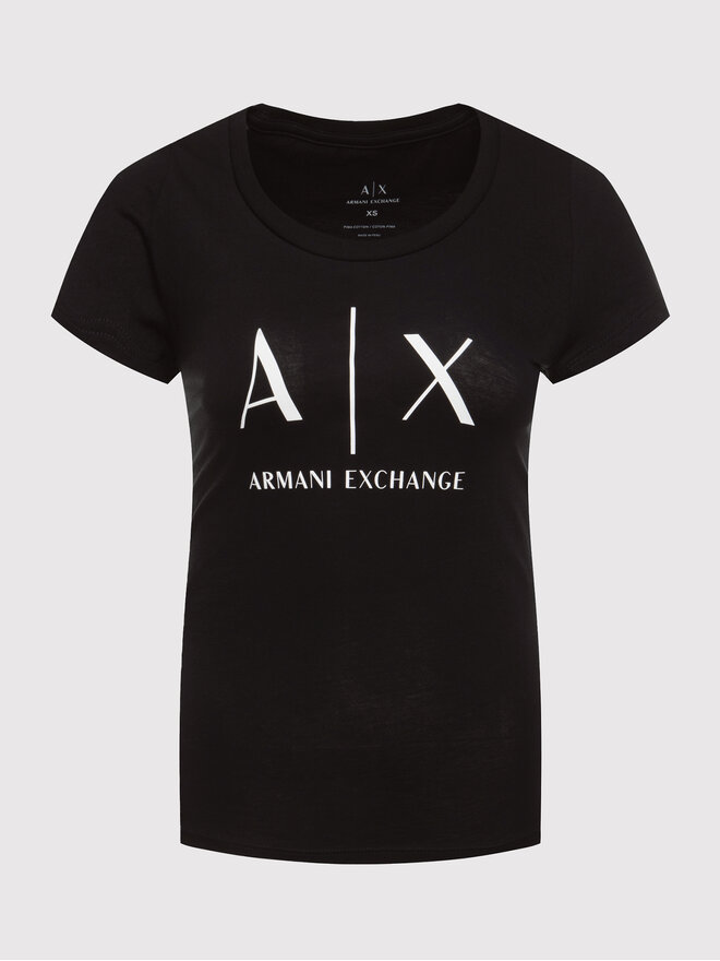 Armani Exchange Armani Exchange Camiseta 8NYT70 YJ16Z 1200 Negro Regular Fit