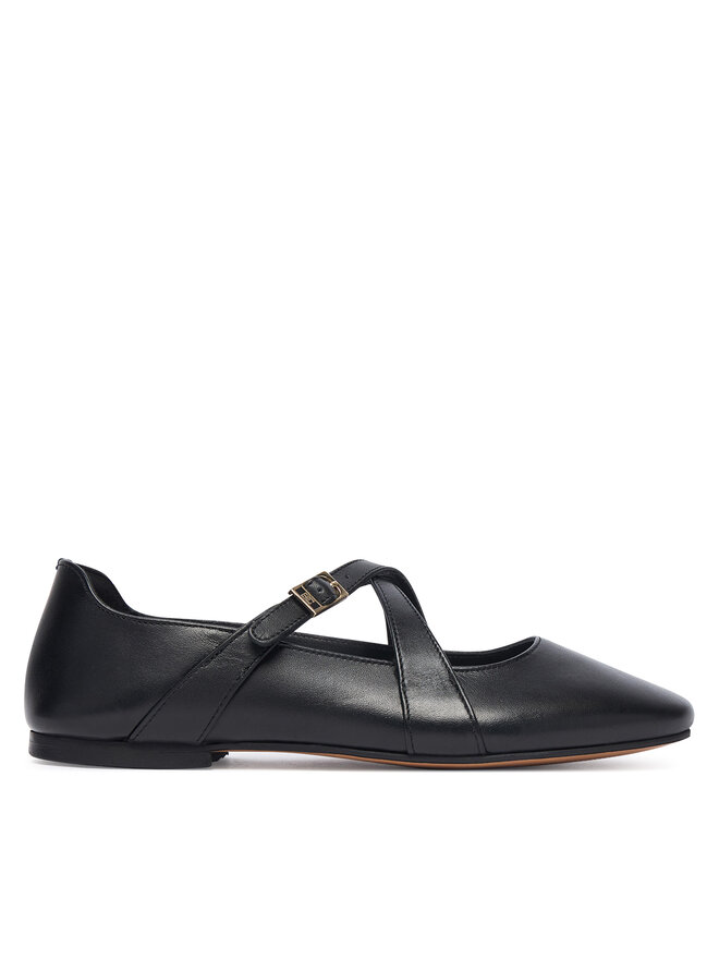 Tommy Hilfiger Ballerinas Tommy Hilfiger Th Buckle Cross Strap Maryjane FW0FW09431 Schwarz