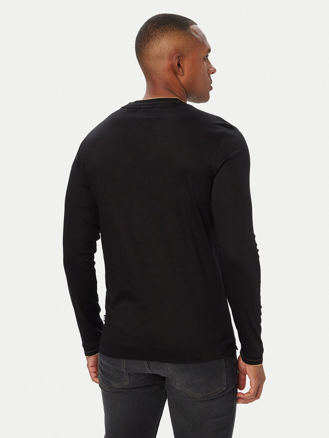 BOSS BOSS Longsleeve H-Tenison 195 50565601 Чорний Slim Fit