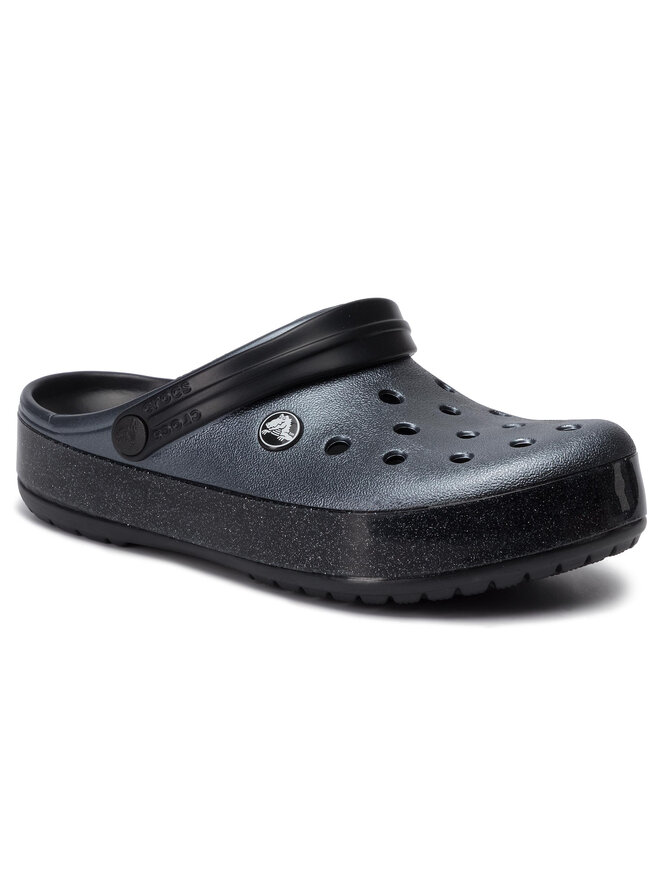 Pantoletten Crocs Crocband Printed Clog 205834 Grau eschuhe