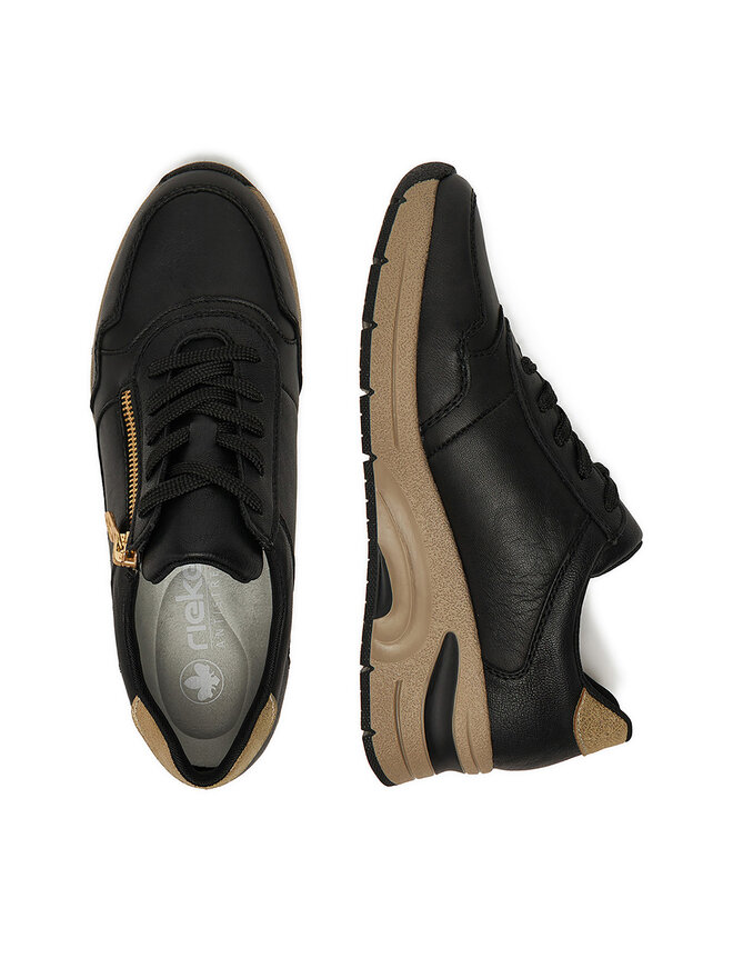 Rieker Sneakersy Rieker N9301-00 Černá