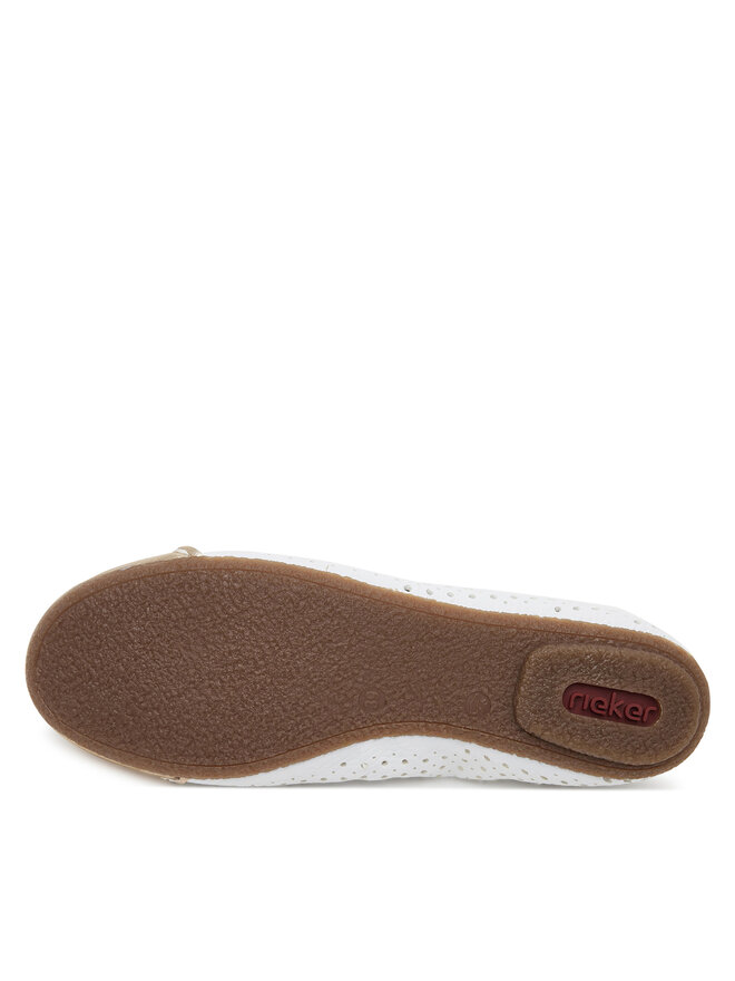 Rieker Baleriny Rieker 41459-80 Biały