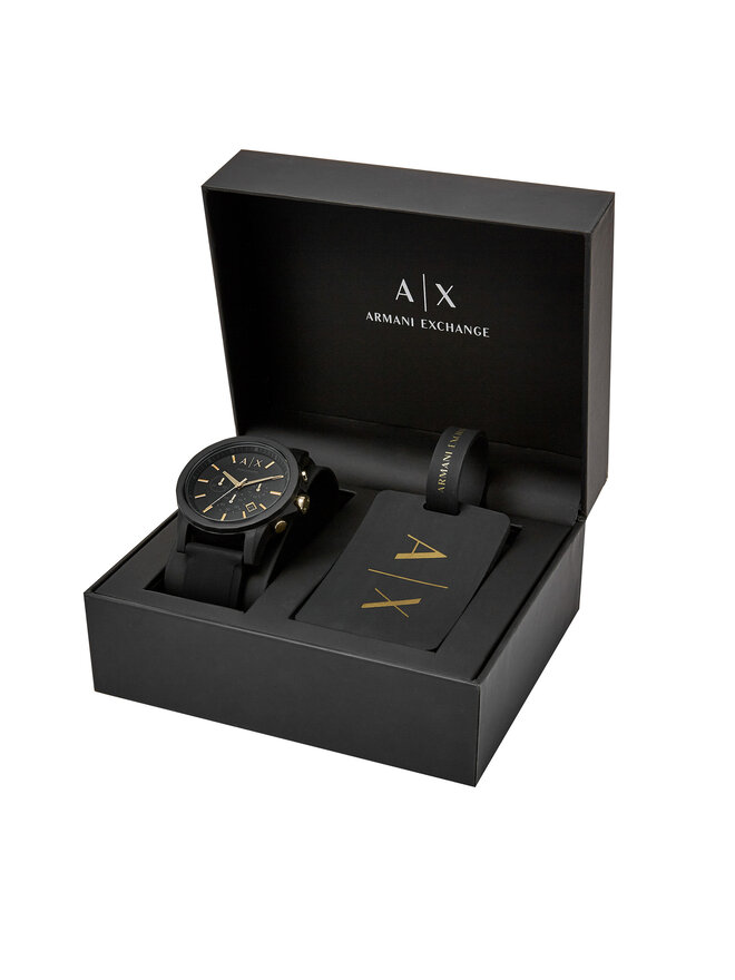 Armani Exchange Zegarek Armani Exchange Outerbanks AX7105 Czarny