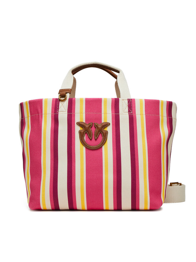 PINKO Handtasche PINKO Shopping Bag Medium PE 25 PLTT 104753 A2G5 Rosa