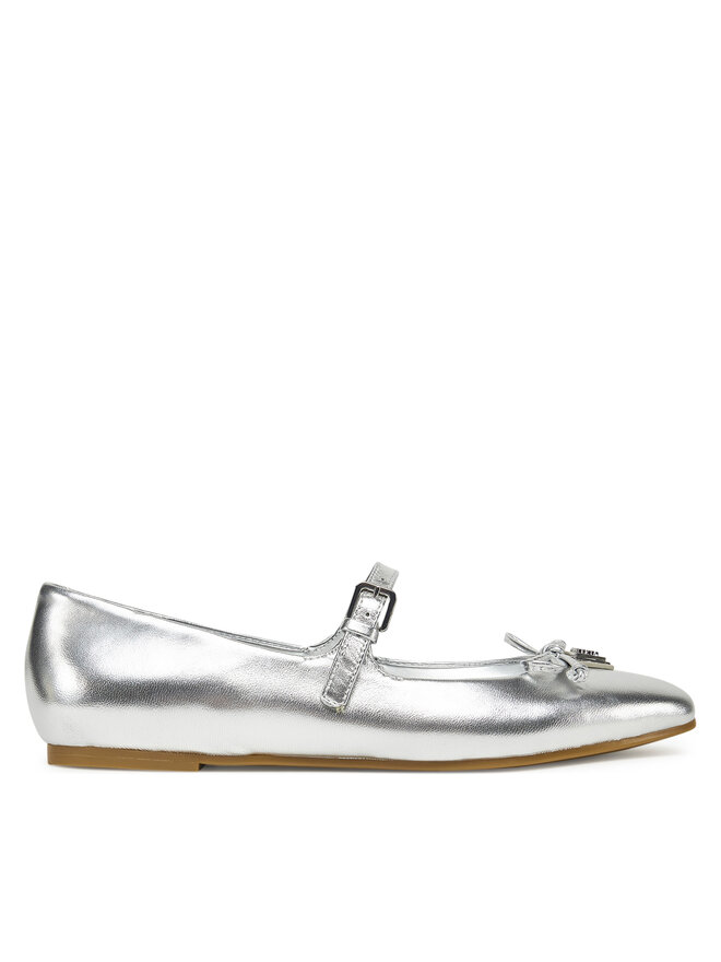 Guess Baleriny Guess FLJKAY LEM02 Srebrny