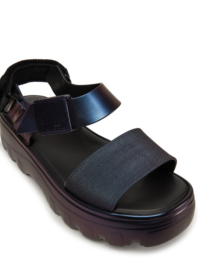 Melissa Sandalen Melissa Melissa Kick Off Sandal Metallic Ad M 36081 Dunkelblau