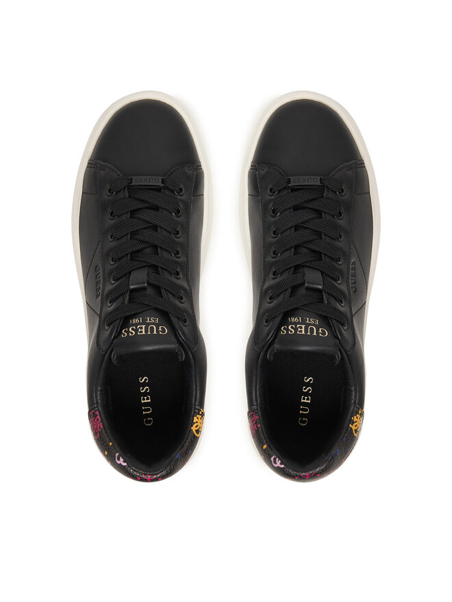 Guess Sneakers Guess FLPE11 LEA12 Schwarz