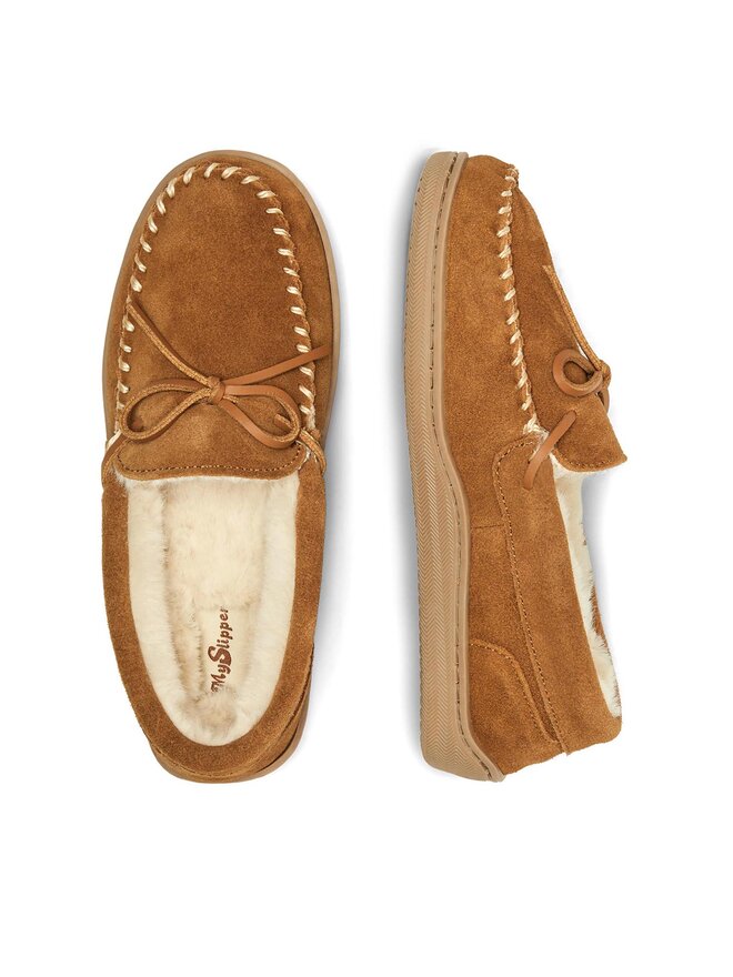 MYSLIPPERS Hausschuhe MYSLIPPERS MPF20WID001B-W Braun
