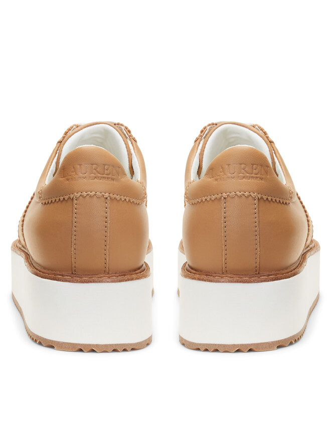LAUREN RALPH LAUREN Sneakersy Lauren Ralph Lauren Amelia 802943023001 Hnědá