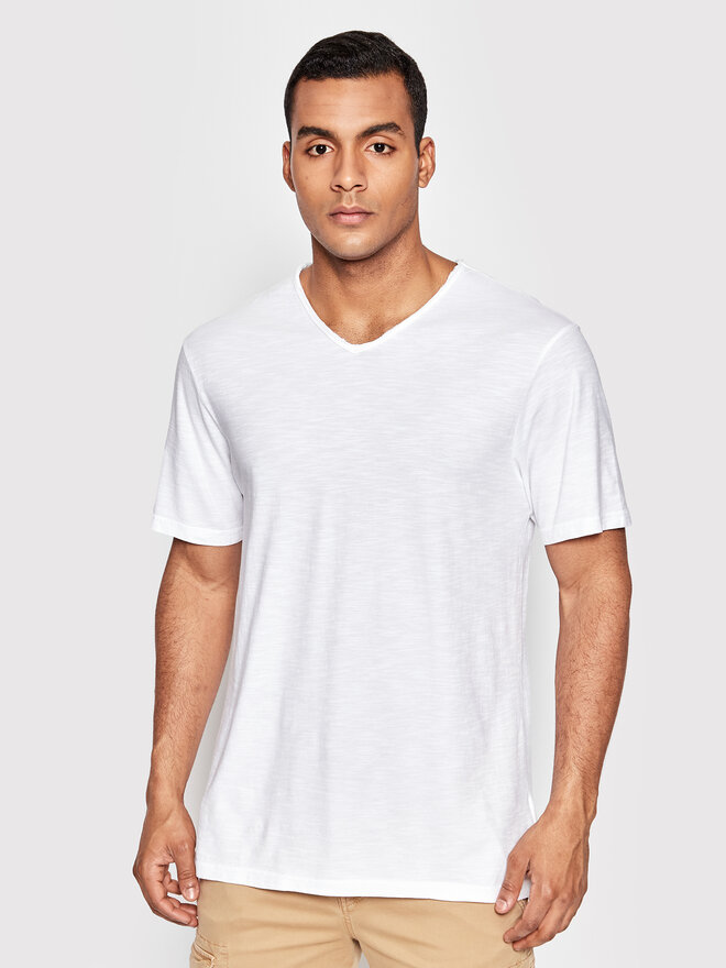 United Colors Of Benetton United Colors Of Benetton Camiseta 3JE1J4264 Blanco Relaxed Fit