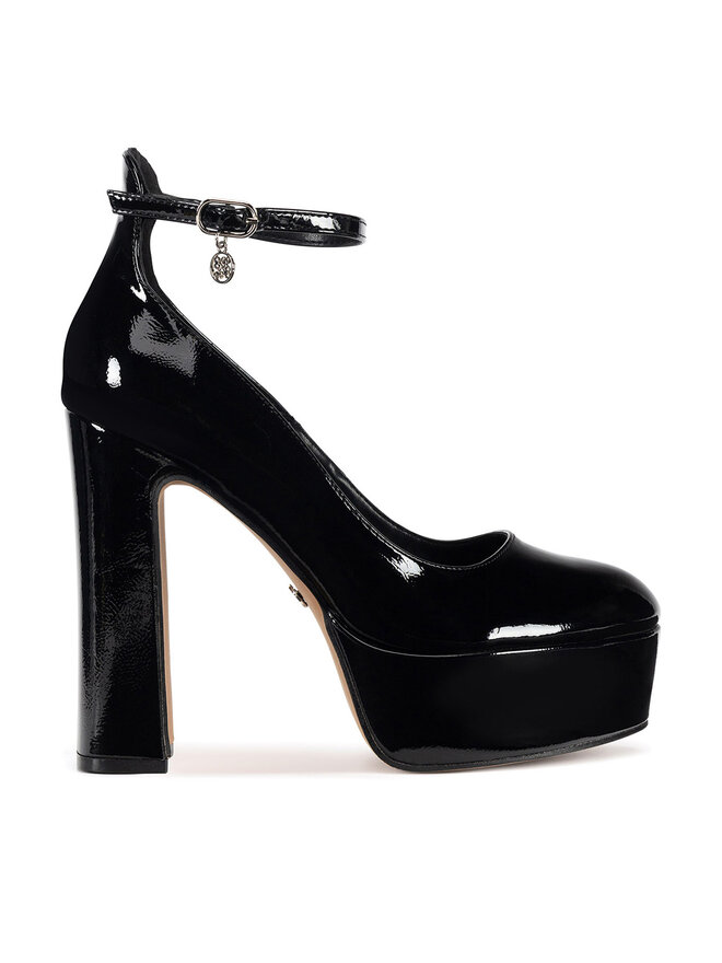 Black patent leather pumps nine west online