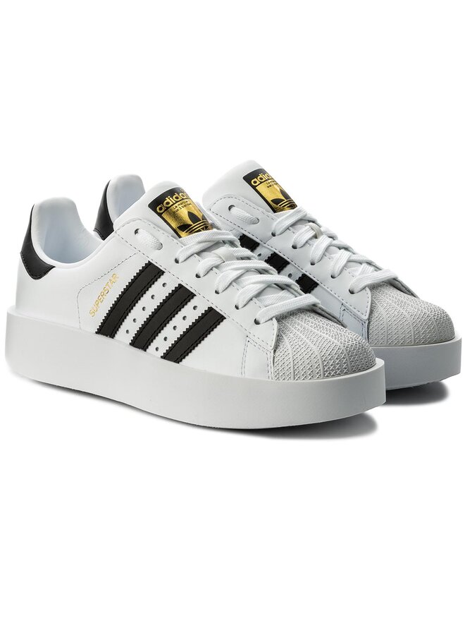 Снікерcи adidas Superstar Bold W BA7666 Білий | evzuttya.com.ua