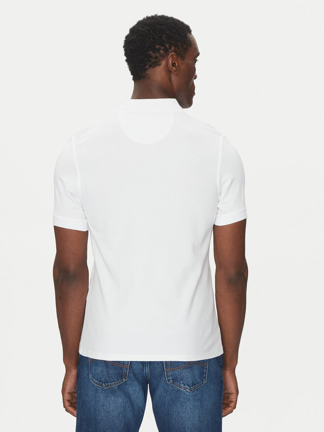 Barbour Barbour Poloshirt Original Sports MML0358WH11 Weiß Tailored Fit