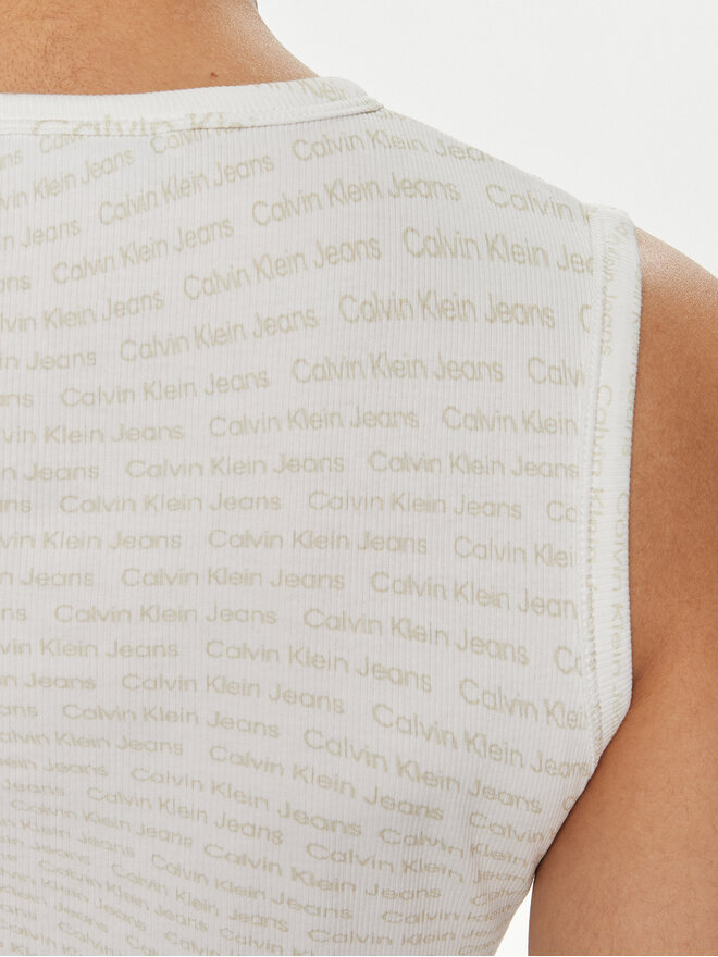 Calvin Klein Jeans Calvin Klein Jeans Top J20J223163 Blanco Slim Fit