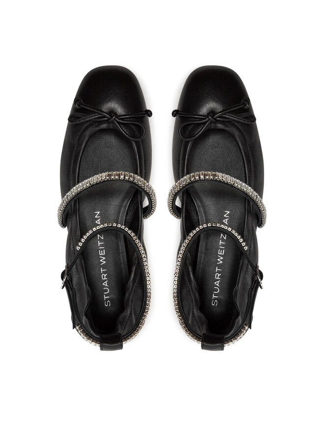Stuart Weitzman Balerina Stuart Weitzman Stefannie Balet Flat SI443 Fekete