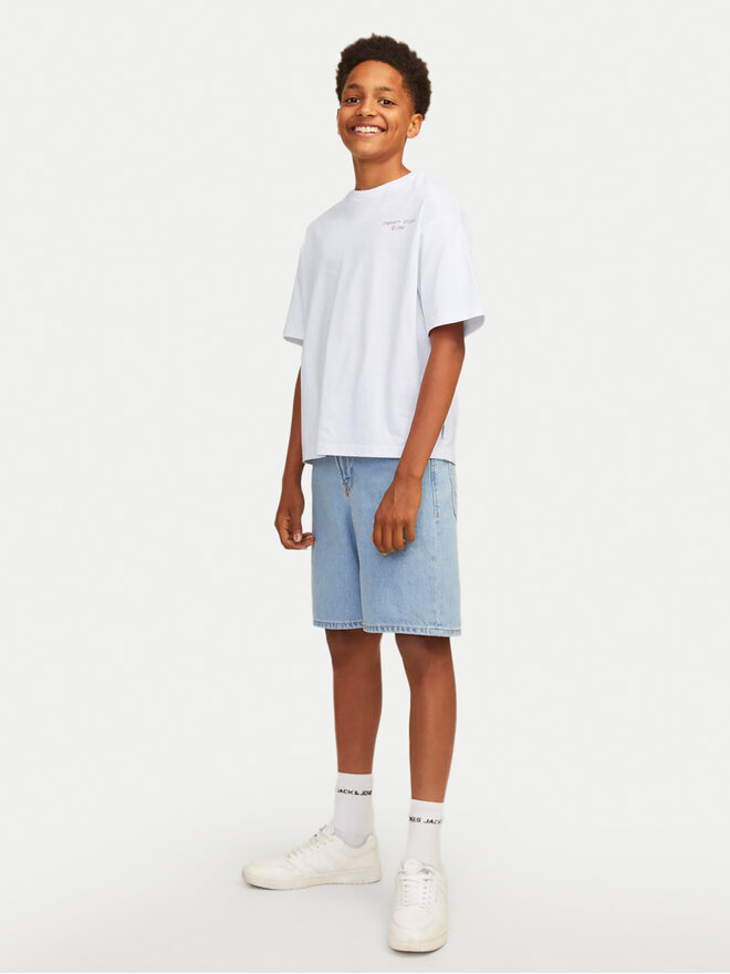 Jack&Jones Junior Jack&Jones Junior Футболка Noho Back Graphic 12263186 Білий Relaxed Fit