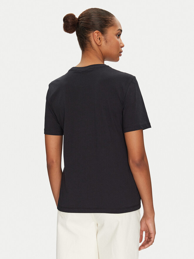 Vila Vila Camiseta Sybil 14108062 Negro Regular Fit
