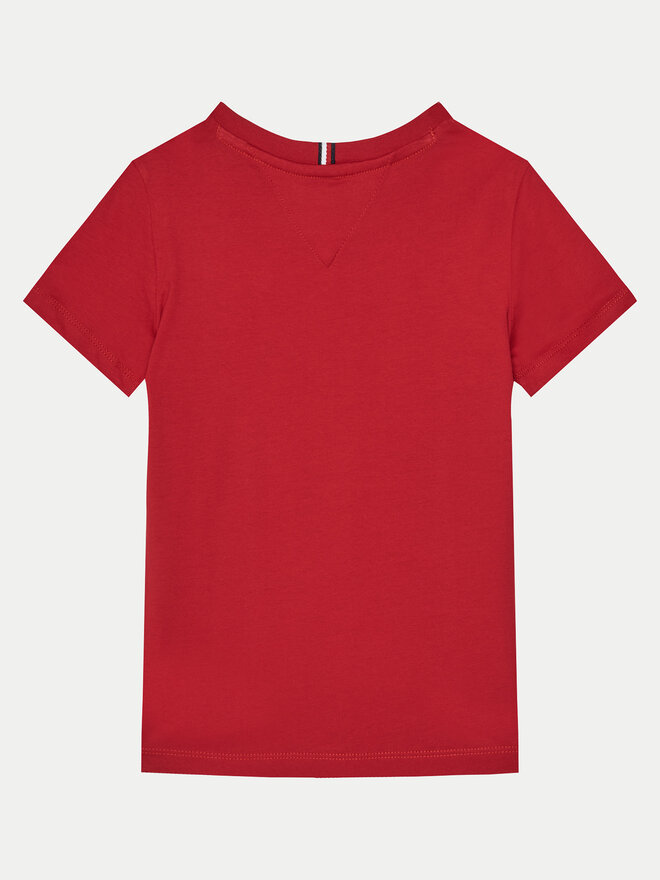Tommy Hilfiger Tommy Hilfiger Marškinėliai KB0KB09356 S Raudona Regular Fit