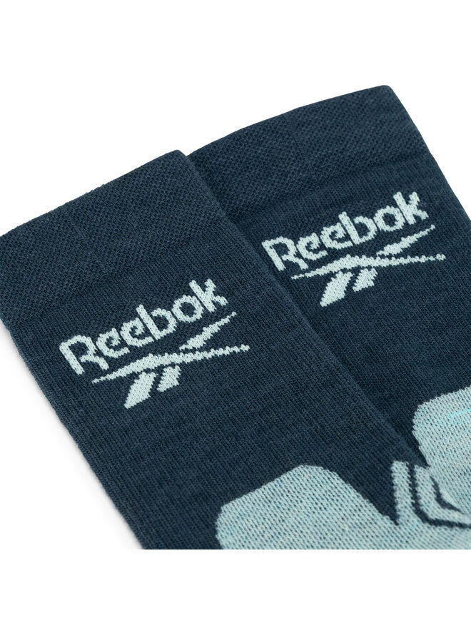 Reebok Calzini lunghi unisex Reebok R0401-SS24 (1- pack) Blu scuro