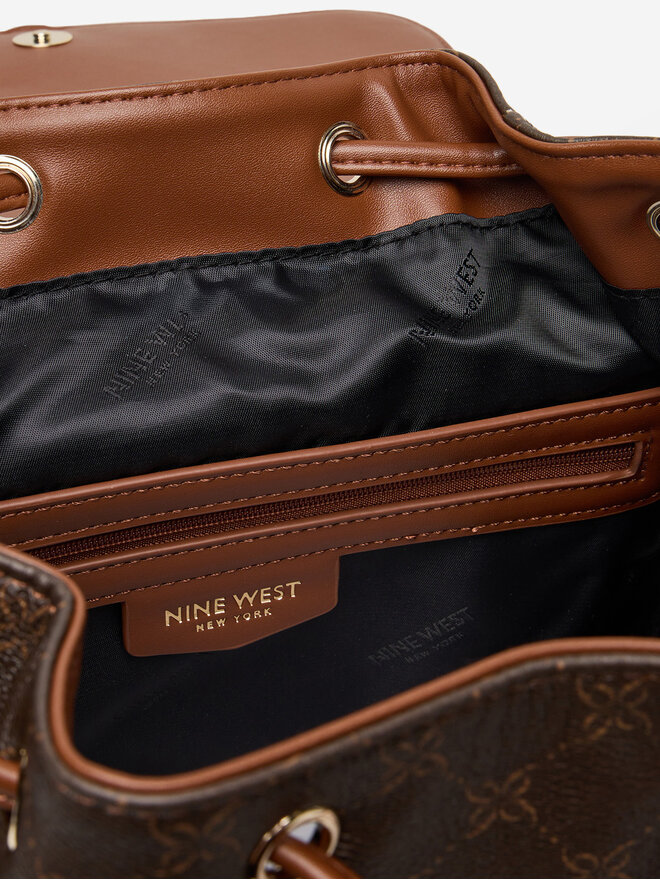 Nine West Nahrbtnik Nine West CEO-NEVADA-LDA8272 Rjava