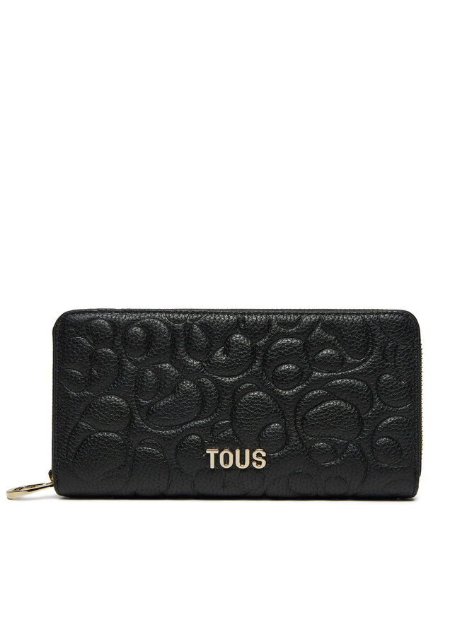 TOUS Голям дамски портфейл TOUS Greta 2002021151 Черен