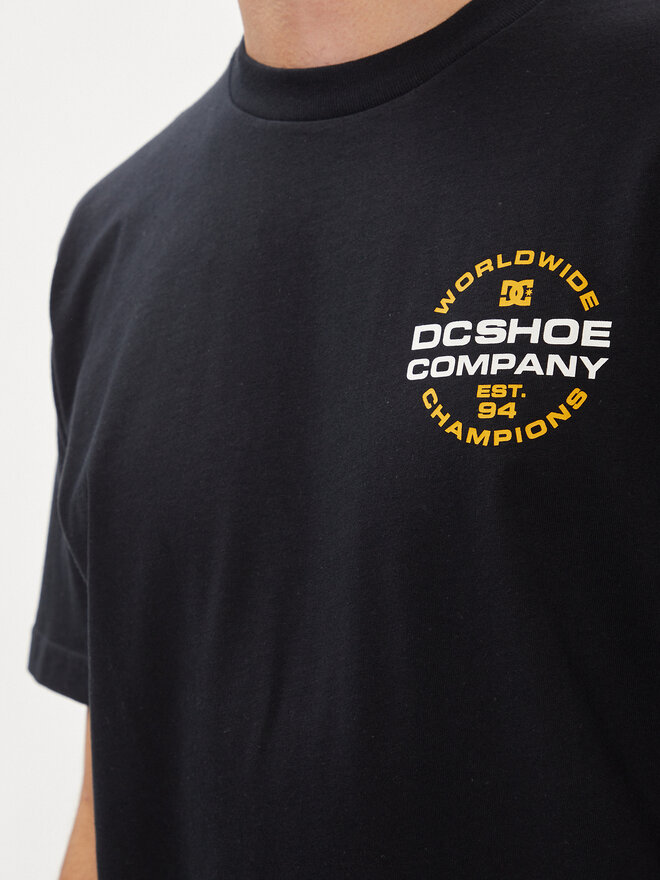 DC DC Marškinėliai Eurostep Hss ADYZT05362 Juoda Regular Fit