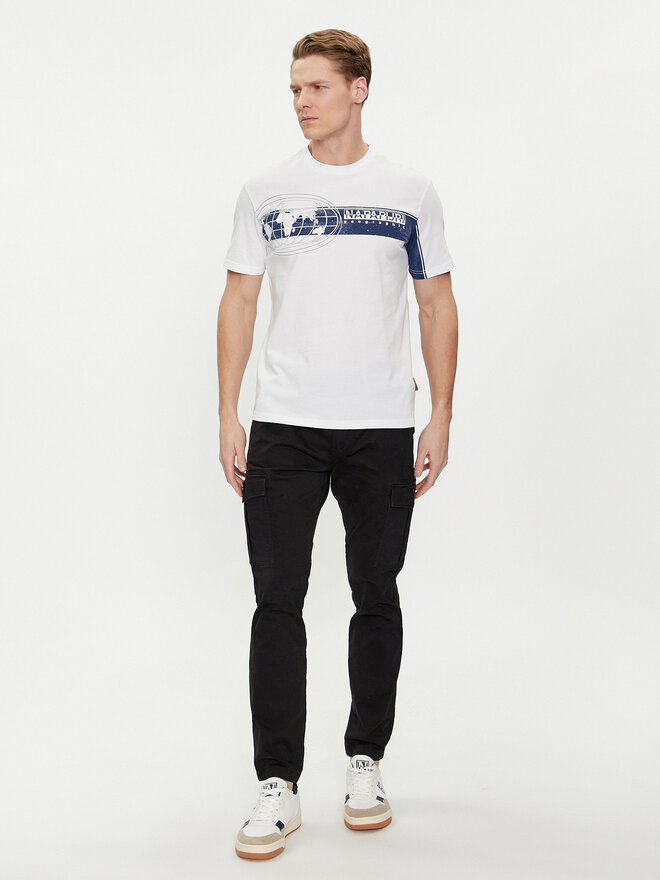 Napapijri Napapijri Camiseta S-Manta NP0A4HQH Blanco Regular Fit