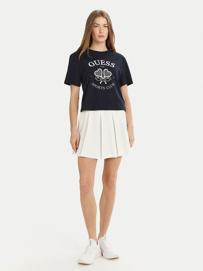 Guess Guess T-shirt V5GI04 I3Z14 Tamnoplava Regular Fit