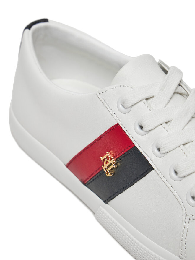 LAUREN RALPH LAUREN Sneakersy LAUREN RALPH LAUREN Janson II 802925365006 Biela