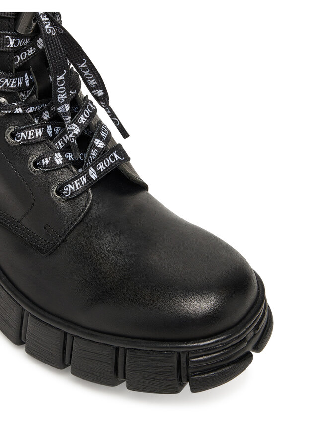 NEW ROCK Schnürschuhe NEW ROCK M-WALL084NP-C8 Schwarz