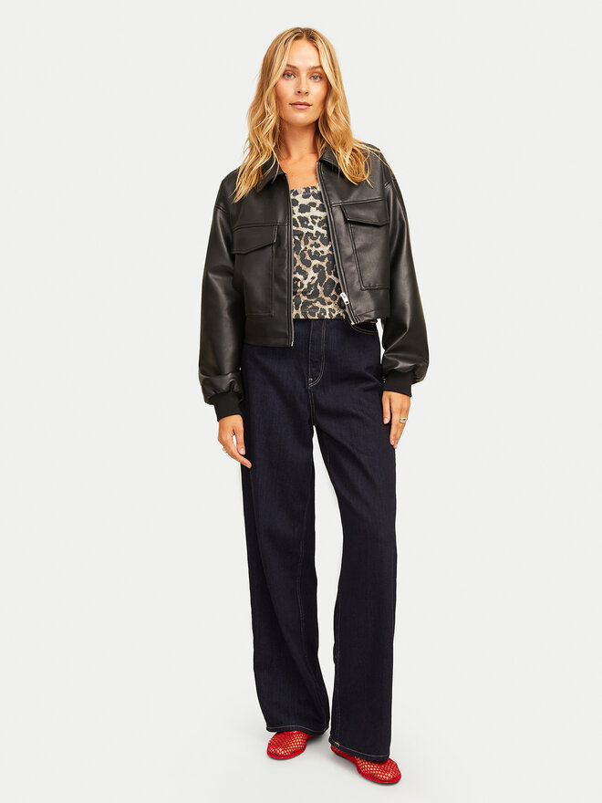 JJXX JJXX Top Fiona 12280486 Smeđa Slim Fit