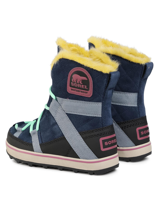 Sorel Schneeschuhe Sorel Glacy Explorer Shortie NL2079 Dunkelblau