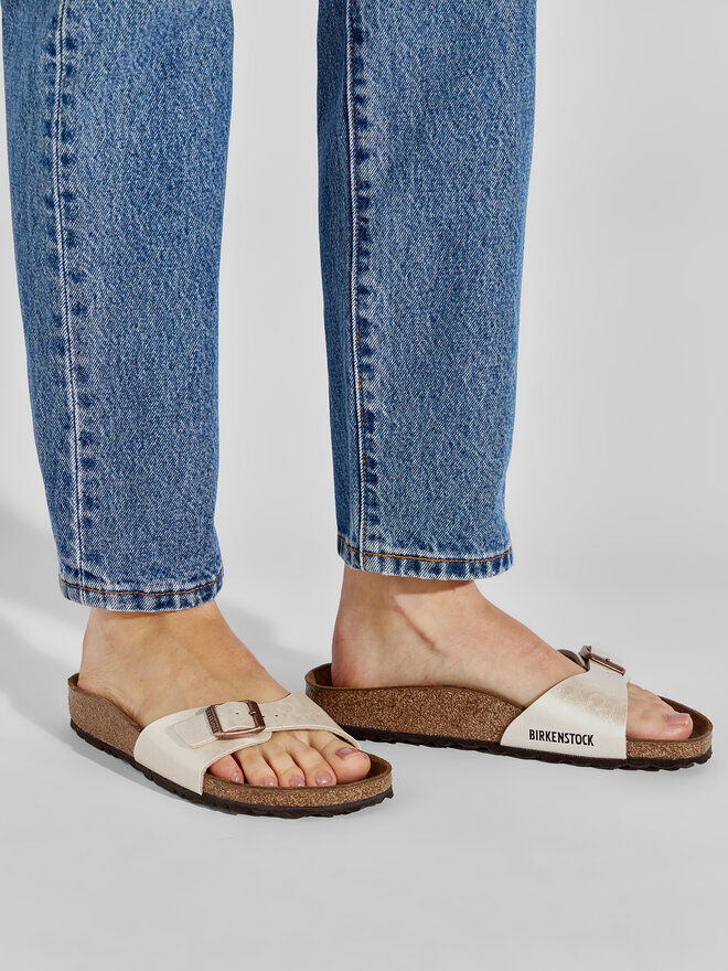 Birkenstock Pantoletten Birkenstock Madrid 0940153 Beige