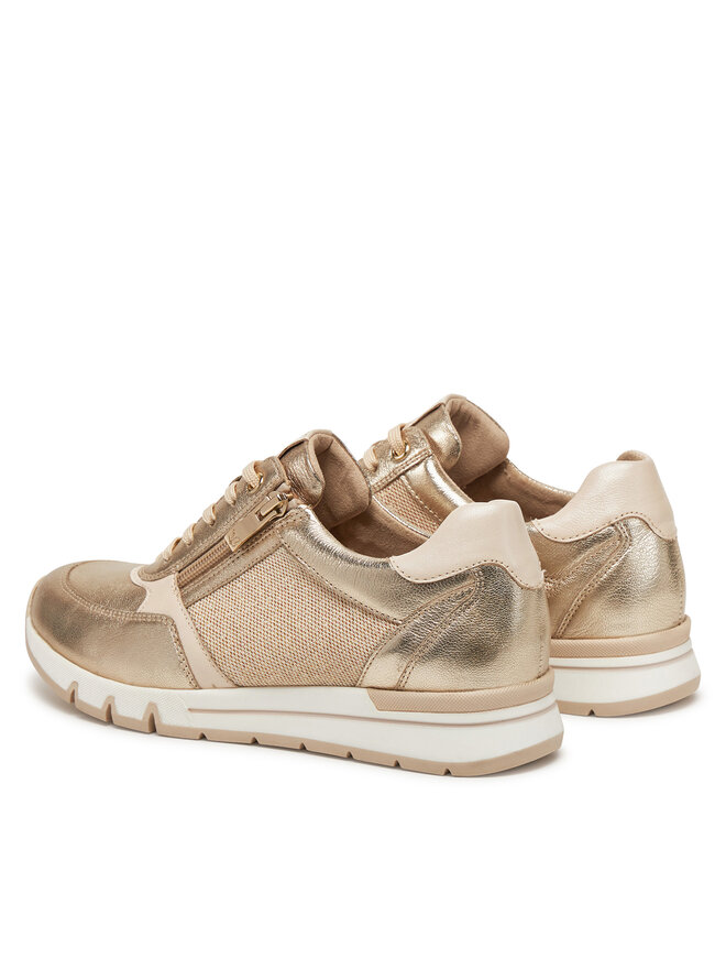 Caprice Sneakersy Caprice 9-23725-44 Złoty