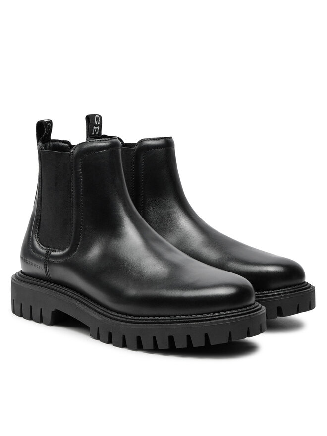 Tommy Hilfiger Μποτάκια με λάστιχο Tommy Hilfiger Chunky FM0FM05197 Μαύρο