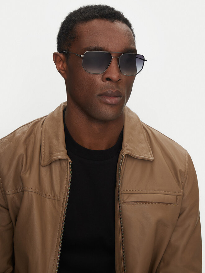 Trussardi Okulary przeciwsłoneczne Trussardi TSM3014 Srebrny