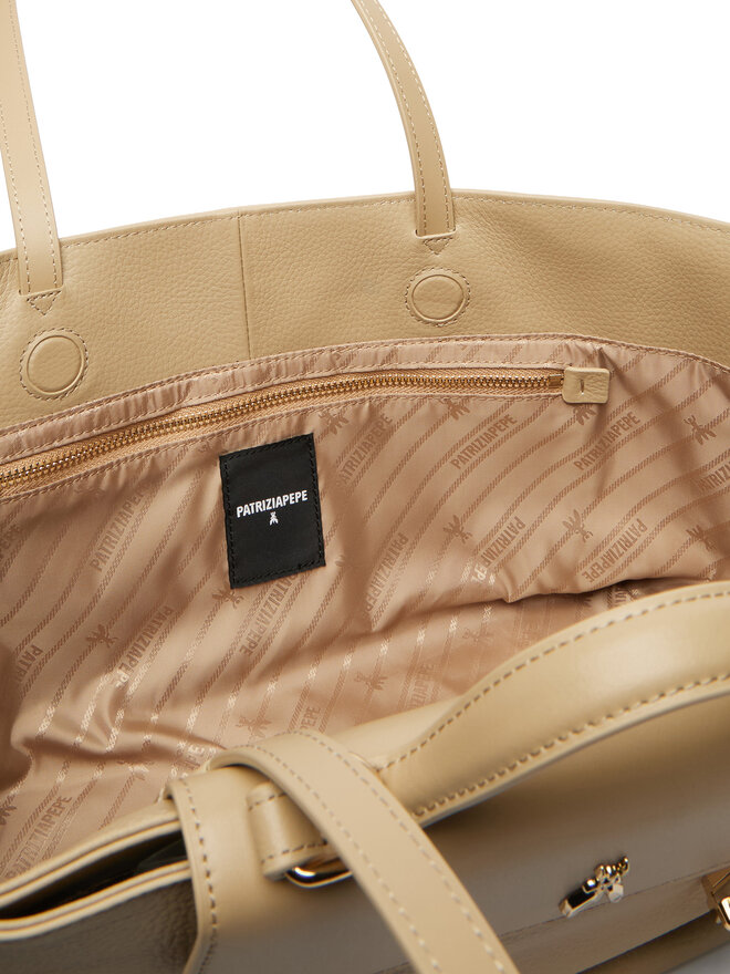 Patrizia Pepe Handtasche Patrizia Pepe 8B0289/L178-B862 Beige