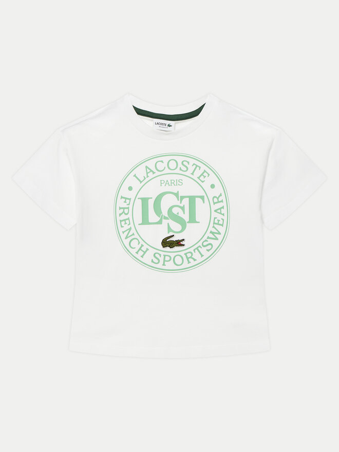 Lacoste Lacoste Marškinėliai TJ2463 Balta Regular Fit