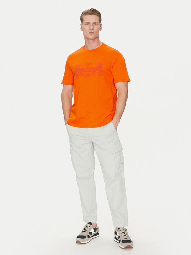 Napapijri Napapijri Camiseta S-Vanni NP0A4IEA Naranja Regular Fit