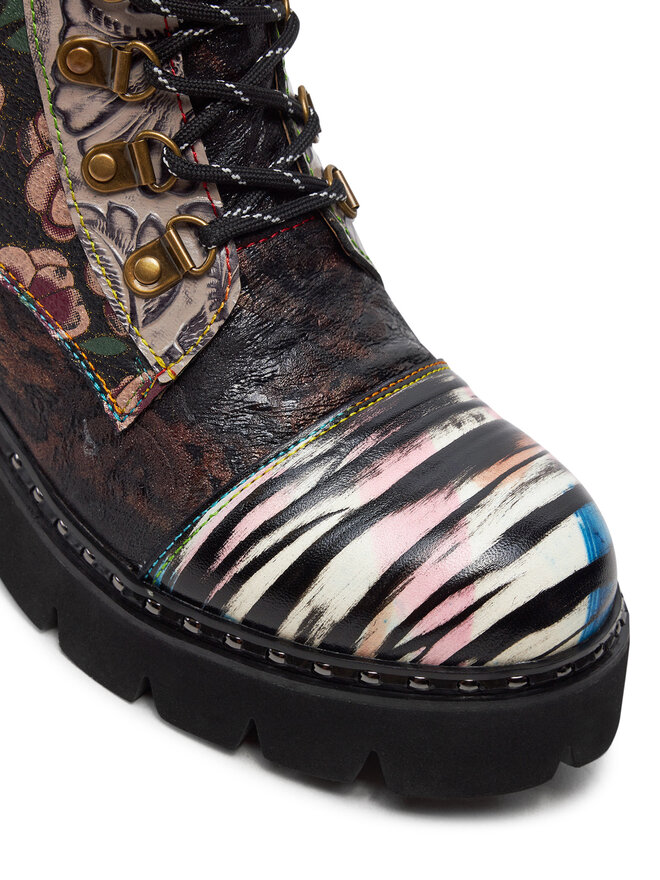 Notre-V Notre V 224838 Enkellaarsjes Enkelboots Met Rits Dames Brons 115 97957