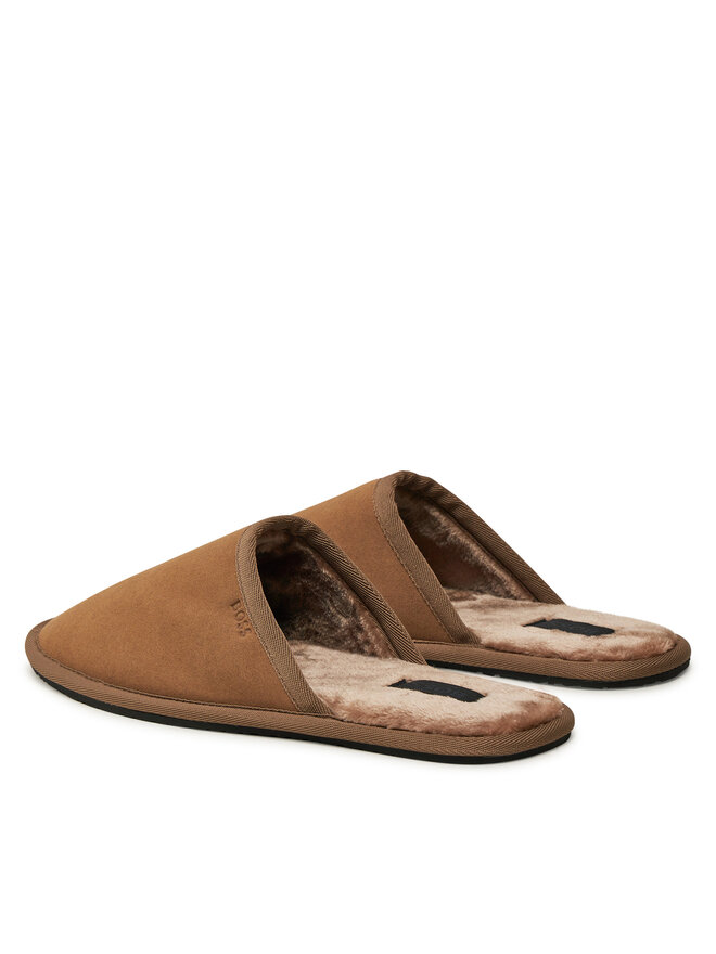 BOSS Hausschuhe Boss Home Slip 50503988 Beige
