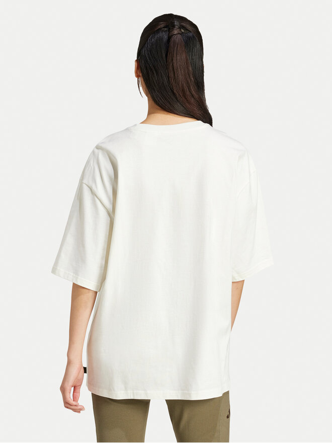 adidas adidas Camiseta Lens Elevated Graphic JN6574 Blanco Oversize