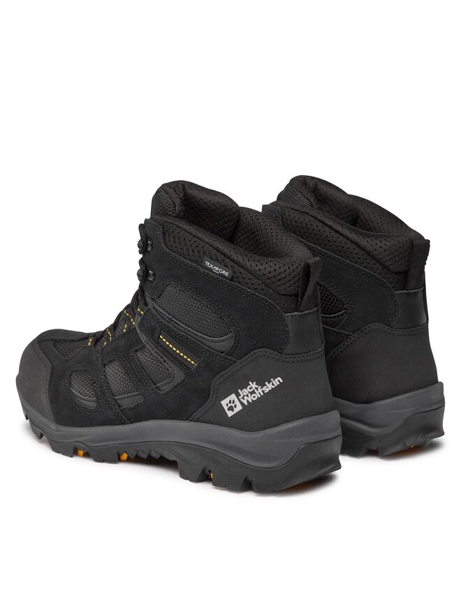 Jack Wolfskin Pārgājienu apavi Jack Wolfskin Vojo 3 Texapore Mid M 4042462 Melns