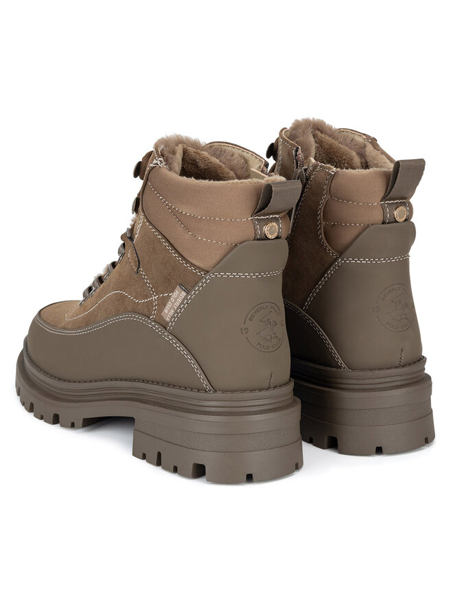 Beverly Hills Polo Club Botines planos Beverly Hills Polo Club HY62070-2 Caqui