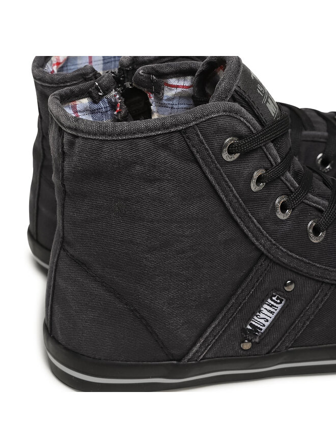 Mustang Sneakers aus Stoff Mustang 1099-502-259 Schwarz