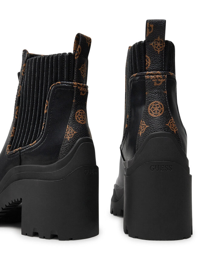 Guess Bokacsizma Guess Yvetten FLFYTT ELE10 Fekete