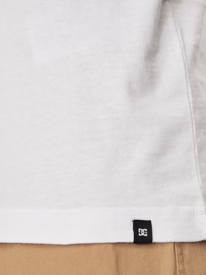 DC DC Camiseta Star Hss ADYZT05373 Blanco Relaxed Fit