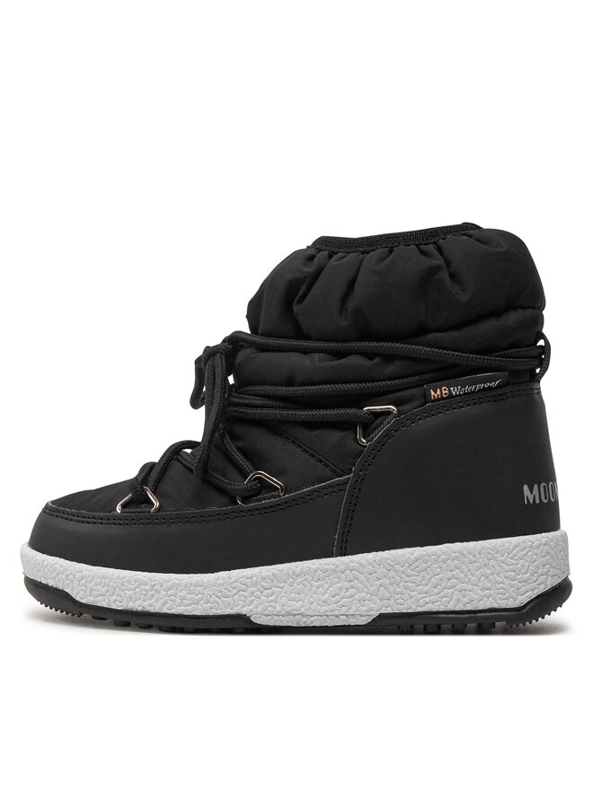 Moon Boot Schneeschuhe Moon Boot Jr Girl Low Nylon Wp 34051800001 Schwarz