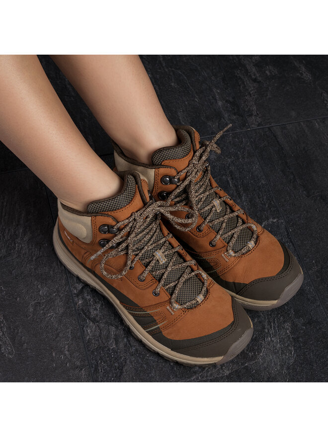Trekkingschuhe Keen Terradora Leather Mid Wp 1017752 Braun eschuhe
